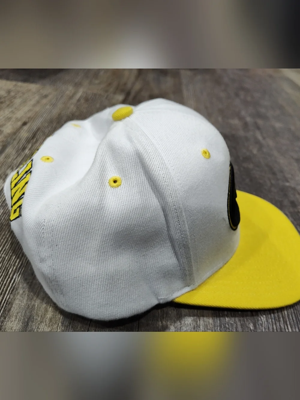 Grambling State Tigers Mitchell & Ness NCAA Snapback Hat Cap 3D Logo White